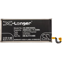 Battery for Samsung C8 Duos TD-LTE Galaxy C8 Duos Galaxy J7 Neo 2017 Galaxy J7 Neo 2017 Duos Galaxy J7 Neo 2017 Duos TD-LTE Galaxy J7 Plus Galaxy J7+ 2017 Galaxy J7+ 2017 Duos EB-BJ731ABE