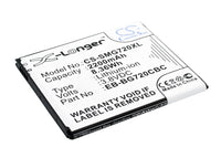 Battery for Samsung Galaxy Grand 3 Galaxy Grand 3 Duos Galaxy Grand Max SM-G7200 SM-G7202 SM-G7202D SM-G720AX SM-G720N0 EB-BG720CBC EB-BG720CBK