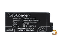 Battery for Samsung SM-G925K SM-G925L SM-G925P SM-G925R SM-G925R4 SM-G925S SM-G925T SM-G925V SM-G925W8 SM-G925X SM-G925Z Zero EB-BG925ABA EB-BG925ABE GH43-04420A GH43-04420B
