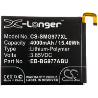 Battery for Samsung Galaxy S10 5G SM-G977 SM-G977B SM-G977N SM-G977P SM-G977T SM-G977U SM-G977V EB-BG977ABU