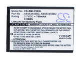 Battery for Samsung SGH-CC03 SGH-L250 SGH-L258 SGH-M128 SGH-M628 SGH-W539 SGH-X989 AB553446BC AB553446BU