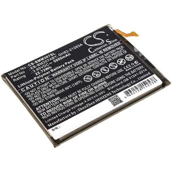 Battery for Samsung Galaxy M30s SM-M307F SM-M307F/DS EB-BM207ABY GH82-21263A