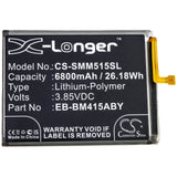 Battery for Samsung Galaxy M51 SM-M515 SM-M515F/DSN EB-BM415ABY