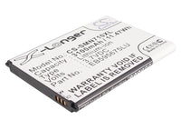Battery for Samsung GT-N7108 GT-N7108D Sailor SCH-i605 SCH-N719 SCH-R950 SGH-i317 SGH-N025 SHV-E250 SHV-E250K SHV-E250L SHV-E250S SPH-L900 EB595675LU EB-L1J9LVD Samsung