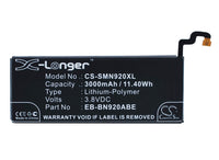 Battery for Samsung SM-N920P SM-N920R SM-N920R4 SM-N920S SM-N920T SM-N920V SMN920VZKA SMN920VZKE SMN920VZWA SM-N920W8 EB-BN920ABE