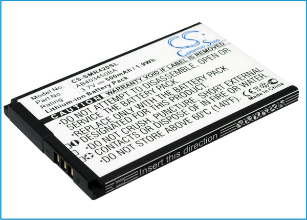 Battery for Samsung Beat T539 Gravity T459 Hue II R600 MyShot II R460 SCH-R200 SCH-R410 SCH-R420 SCH-R460 SCH-R600 SGH-T229 SGH-T349 SGH-T401g SGH-T439 SGH-T459 Tint R420 TracFone T401g AB403450BA