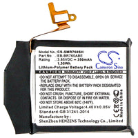 Battery for Samsung Gear S3 Classic Gear S3 classic LTE Gear S3 Frontier Gear S3 frontier LTE Gear S3 Frontier SM-R760 SM-R760 SM-R765 SM-R770 EB-BR760 EB-BR760ABE