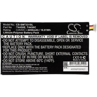 Battery for Samsung Galaxy Tab 4 Galaxy Tab 4 8.0 LTE Galaxy Tab4 8.0 LTE Galaxy Tab4 8.0 Wi-Fi Millet SM-T335F3 SM-T337A SM-T337V T4450C T4450E