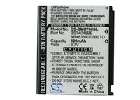 Battery for Samsung SGH-Z650I SGH-Z720 SGH-Z720v SGH-Z728 AB483640CU AB603443CE AB603443CUCSTD