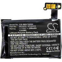 Battery for Samsung Gear 1 SM-V700 B030FE GH43-03992A SP48223