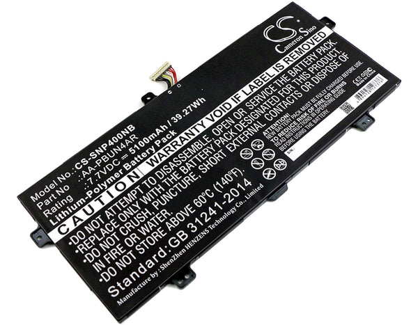 Battery for Samsung Notebook 9 900X5L NT900X5H-K34J NP940X3L-K01US NT900X5H-K33W ATIV Book 9 Spin NP940X3L-K02CN NP900X5L-K02US 900X5L-K02 NT900X5H-K27S/W 940X3L-K02 900X5L NT900X5H-K27W AA-PBUN4AR
