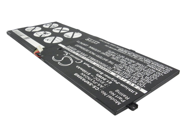 Battery for Samsung ATIV Book 9 NP930X5J NP930X5J- i7 NP930X5J-K01 NP930X5J-K01AT NP930X5J-K01CH NP930X5J-K01DE NP930X5J-K01IT NP930X5J-K01NL NP930X5J-K01SE NP930X5J-K02 NP930X5J-K02CN AA-PLVN2AN