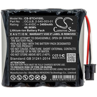 Battery for Soundcast OCJ410 OCJ410-4N OCJ411a-4N Outcast OCJ411a 2-540-003-01 OCJLB