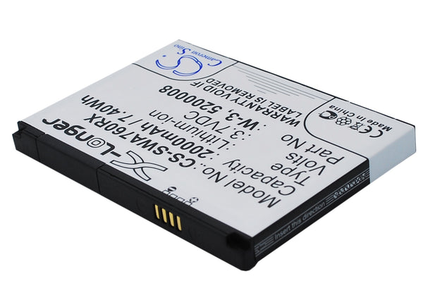 Battery for Sierra Wireless Aircard 760 Aircard 760s Aircard 762s Aircard 763s Aircard 785s Wi-Fi 4G FC80 5200008 W-3