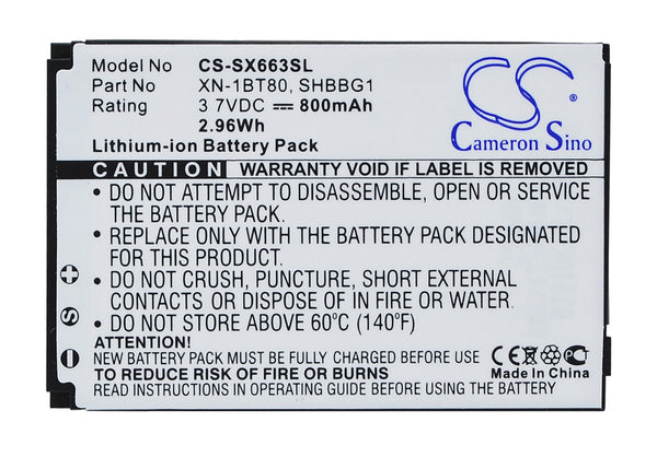 Battery for SoftBank 920SH 920SHYK 922SH 931SH 941SH P905i SH9010C P15 SHBBG1 SHBBZ1 XN-1BT80 XN-1BT92