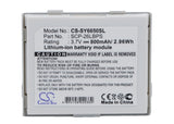 Battery for Sanyo Katana II SCP-6650 SY-KA2 SCP-26LBPS