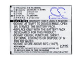 Battery for TCL J930 J930T J936D TLp024AA
