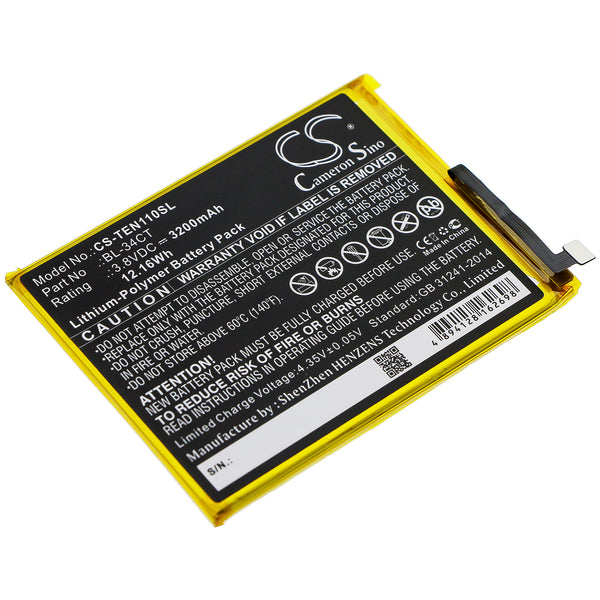 Battery for Tecno Camon 11S Camon i4 Camon iSky3 BL-34CT