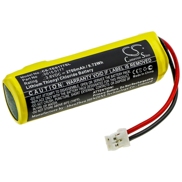 Battery for Testo 175-T1 175-T2 177 loggers 0515 0177