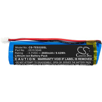 Battery for Testo 320 Combustion Analyzer 0515 5046