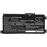 Battery for Thunderobot 911 Air 911Air 911M 911ME 911MT 911S 911Targa G7000M G8000M SQU-1711