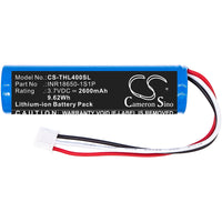 Battery for Theradome LH40 LH80 LH80 Pro INR18650-1S1P