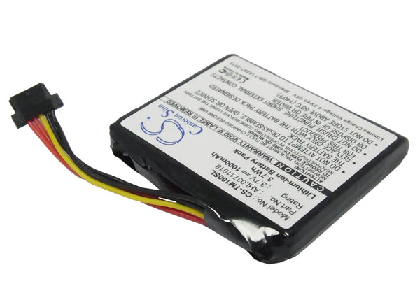 Battery for TomTom 4CS0.002.01 Go 1000 Go 1000 Live Go 1005 Go 2405M Go 2405T Go Live 1000 Go Live 1000 Regional Go Live 1005 Go Live 2050 Go Live 2050 World 4CQ02 AHL03711018 VF1C