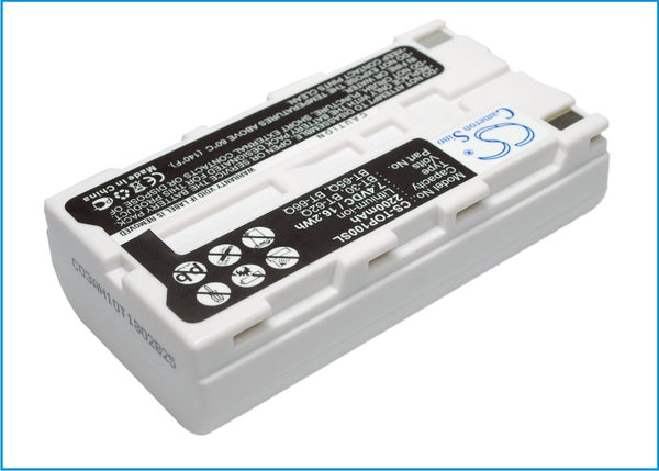 Battery for Topcon GPT9000A GTS-750 GTS-751 GTS-900 LR8410 LR8510 LR8511 RC-3 SHC250 SHC250 Data Collector SHC2500 SHC2500 Data Collector BT-30 BT-62Q BT65Q BT66Q BT-66Q