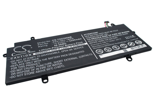 Battery for Toshiba PT241A-013001 Portege Z30-A 18J Portege Z30-BSMBN22 Portege Z30-00Q005 Portege Z30-BBT1300 Portege Z30-00N004 Portege Z30-B1320 Portege Z30-002 Portege Z30-B-11K PA5136U-1BRS