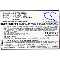 Battery for Neffos C5 Plus TP7031A TP7031C NBL-40A2150