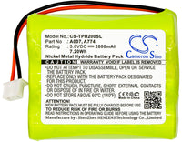 Battery for TPI 709R 712 714 716 716N 717R HXG-2D HXG-2D Combustible Gas Leak De 160AAH3BML A007 A774