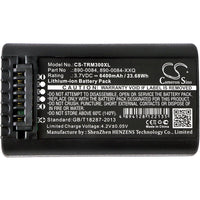 Battery for Trimble Nomad 800L Numeric Key EHL-MYP2HED-00 Nomad 800L EGL-FYP3HED-00 Nomad 800B PDA Keypad 108571-00 53708-00 53708-PRN 890-0084 890-0084-XXQ 990651-004277 993251-MY ACCAA-101 EGL-Z1006