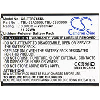 Battery for TP-Link M7650 TBL-53A3000 TBL-53B3000