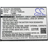 Battery for Ulefone Be Touch Be Touch 2 Be Touch 3 Paris Lite 29-1100-000-00
