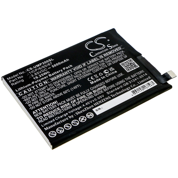 Battery for UMI UMIDIGI Power 3 1ICP/6/65/87