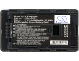 Battery for Panasonic AG-AC160AP HDC-SD10 VW-VBG6 VW-VBG6GK VW-VBG6-K VW-VBG6PPK