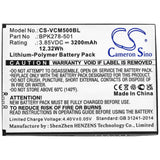 Battery for Verifone CM5 BPK278-501