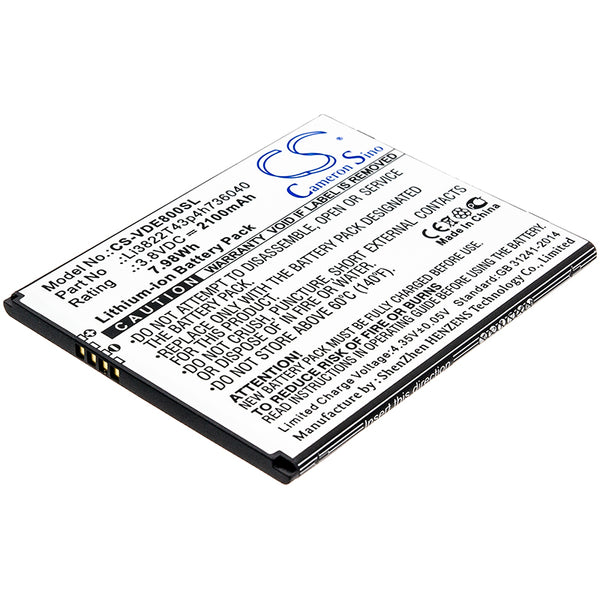 Battery for ZTE N9137 NZ9137 Tempo Go Tempo X Tempo X N9137 Z558BL ZFIVE C ZFIVE C LTE Z558VL ZFIVE G ZFIVE G LTE Z557BL Li3822T43p4h736040