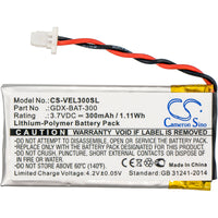 Battery for Vernier Go Direct Gas Pressure Sensor Go Direct Glass-Body pH Sensor Go Direct Ion-Selective Electr Go Direct Light and Color Sens Go Direct Nitrate Ion-Selectiv GDX-BAT-300