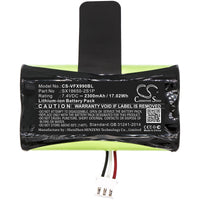 Battery for Verifone X970 X990 SX18650-2S1P