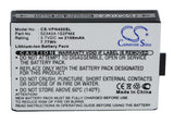 Battery for VDO Dayton BAT-4060 PN4000 PN4000-TSN 52340A 1S2PMX