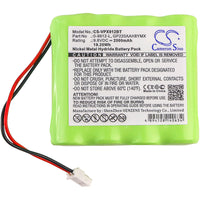 Battery for Visonic 0-100459 0-100498 0-100535 0-100605 0-5466-8 PowerMax 0-9912-L Control Pane PowerMax+ alarm control panels 0-9912-L GP130AAM8YMX GP180AAM8YMX GP220AAH8YMX