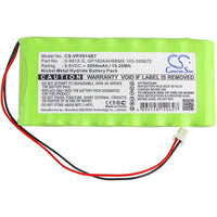 Battery for Visonic Amber Select AmberLink Emergency Response PowerMax Complete Alarm Contro Powermax Pro 0-9912-G 100729 103-300672 GP130AAH6BMX GP180AAH8BMX GP220AAH8BMX