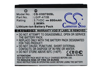 Battery for Verizon VX8700 LGIP-470B LGIP-970B SBPL0085801 SBPL0087901