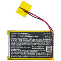 Battery for Wacom ACK411050 Express Key Remote 1ICP5/34/50 1S1P