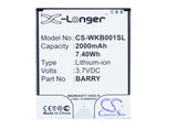 Battery for Wiko Barry Barry Dual SIM BARRY