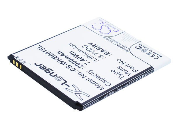 Battery for Wiko Barry Barry Dual SIM BARRY