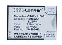 Battery for Wiko Jimmy S4300AE