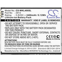 Battery for Wiko Harry Lenny 4 Lenny 4 Plus 3913