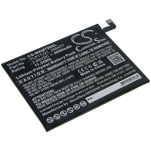 Battery for Wiko M1790 View XL 356477 TLP17J21